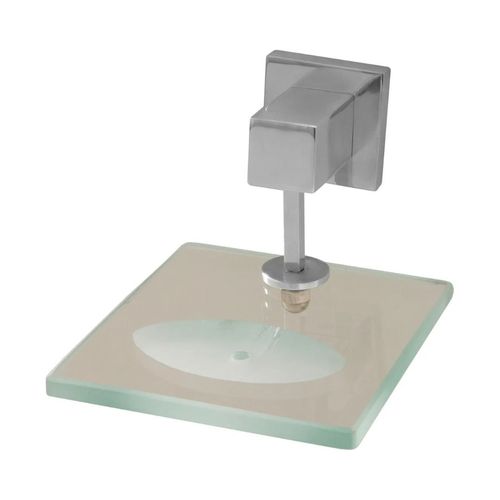 Saboneteira Rainha Semi Luxo Square Cromada