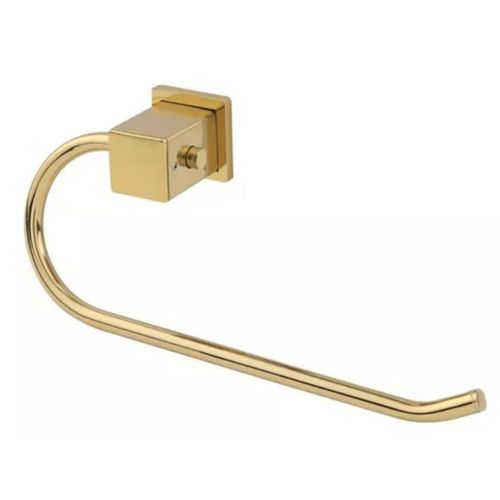 Porta Toalha Rainha Rosto Semi Luxo Square Dourado