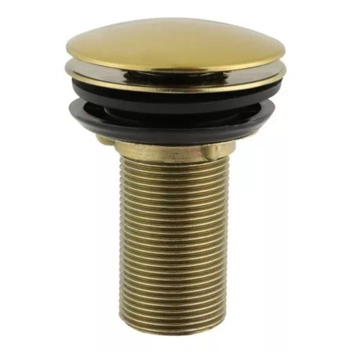 Válvula Lavatório Rainha Click Luxo 1 1/4 8CM Dourado