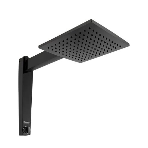 Chuveiro Acqua Century Eletrônico Lorenzetti  Preto 220v 7500w