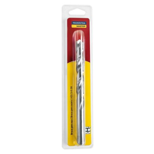 Broca para Aço 9x125 mm Tramontina MASTER em Aço Rápido HSS DIN 338