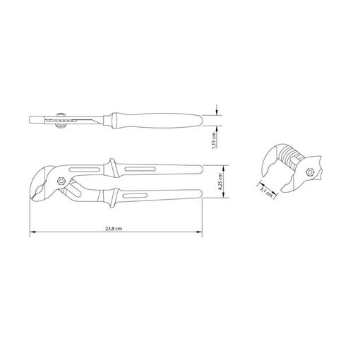 Alicate Bomba-d'água 10" Isolado 1000 V Tramontina