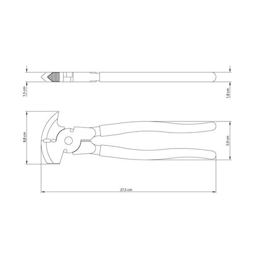 Alicate Fazendeiro 10" Tramontina com Empunhadura em PVC