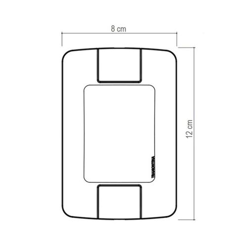 Conjunto 4x2 com 1 Interruptor Simples Tramontina Aria 6 A 250 V Branco