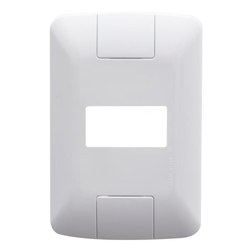 Placa 1 Posto Horizontal 4x2 Tramontina Aria Branca