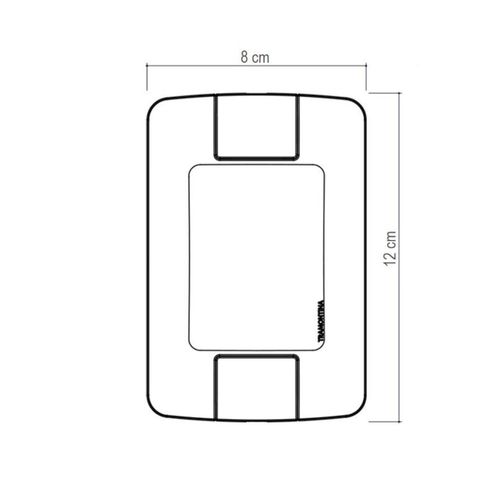 Conjunto 4x2 com 3 Interruptores Simples Tramontina Aria 6 A 250 V Branco