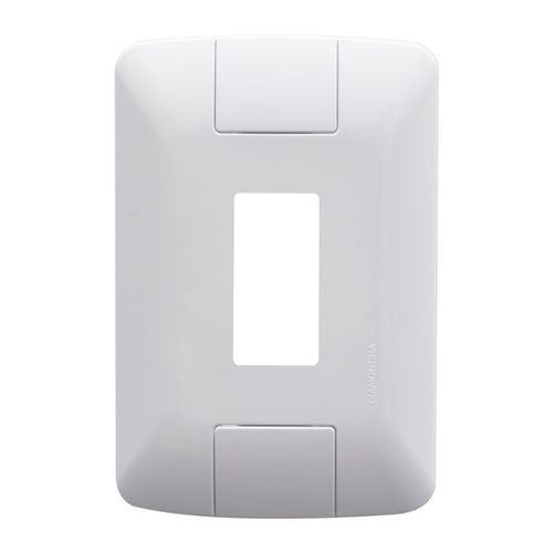 Placa 1 Posto Vertical 4x2 Tramontina Aria Branca