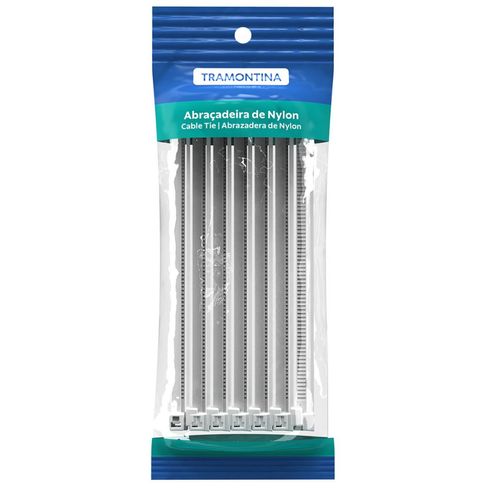 Abraçadeira De Nylon Tramontina Branco 202MMX3,7MM