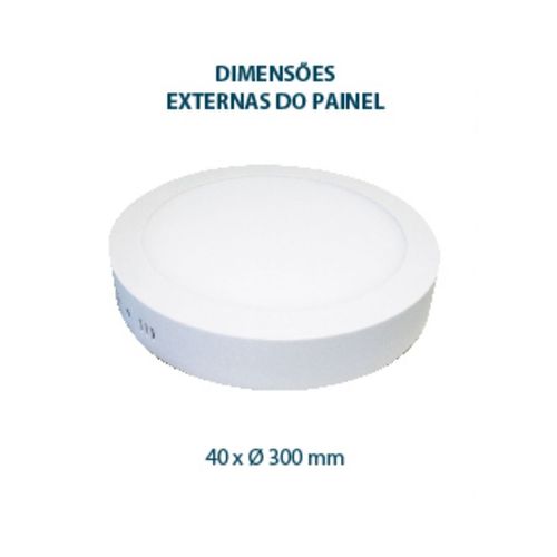 Plafon de sobrepor Lorenzetti 24W redondo