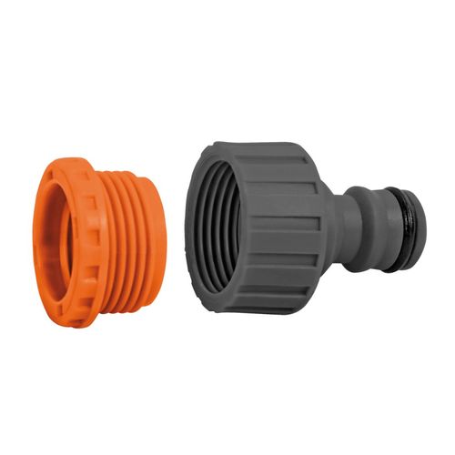 Adaptador Fêmea Tramontina com Rosca 3/4" e Redução 1/2" em Plástico para Jardim