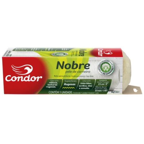 Rolo De Lã Condor Sem Suporte 951 23CM