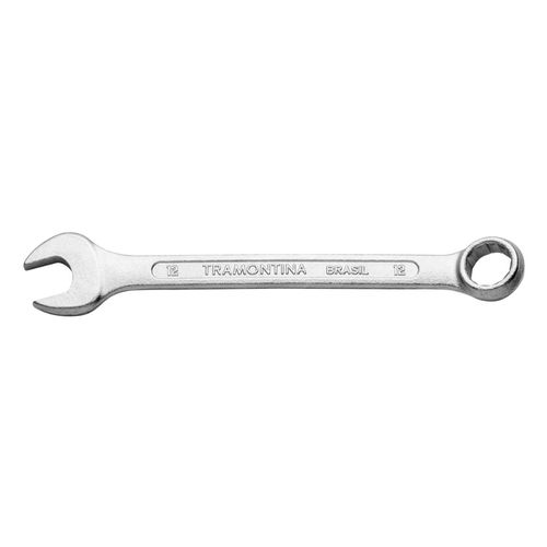 Chave Combinada 12 mm Tramontina Basic com Corpo em Aço Especial Cromado