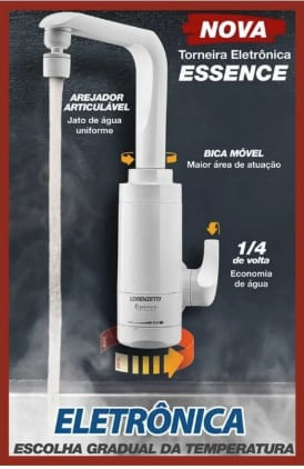 TORNEIRA DE PAREDE P/COZ ELET ESSENCE 127/4600W BC