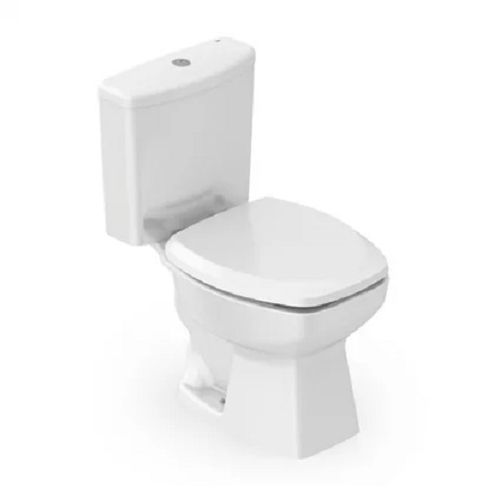 Kit Bacia Sanitária com Caixa Acoplada Thema Branco Incepa