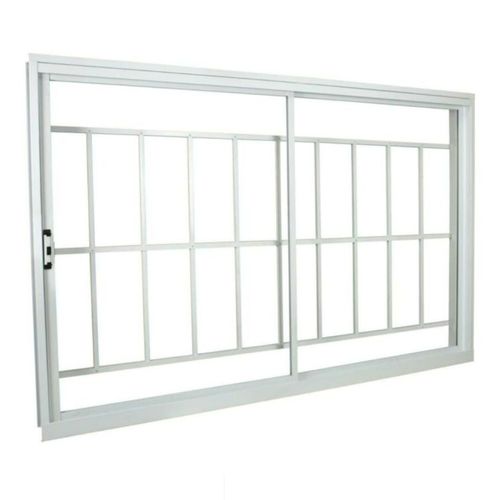 Janela De Correr 2 Folhas 1 Folha Fixa CRV Branca 120CM100CM